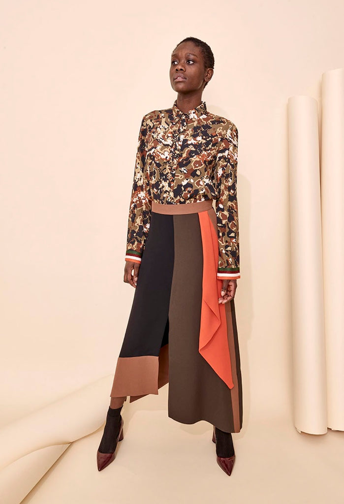 Lulu Colour-Block Skirt