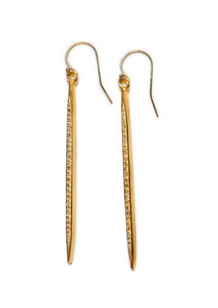 Diamond Spike Earrings