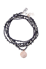 Pavé Medallion Convertible Necklace