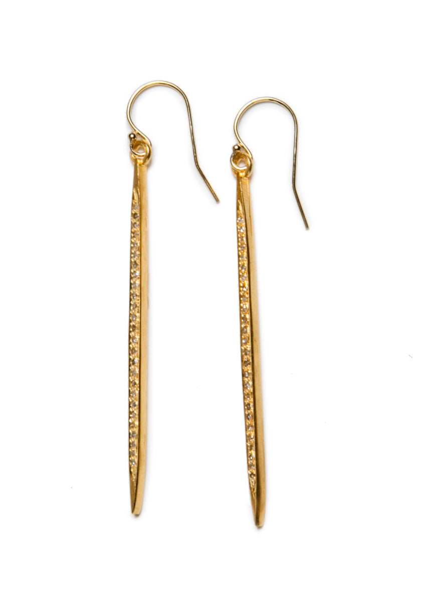 Diamond Spike Earrings
