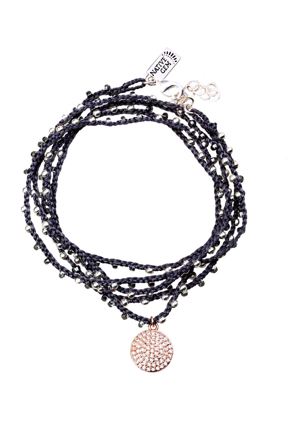 Pavé Medallion Convertible Necklace